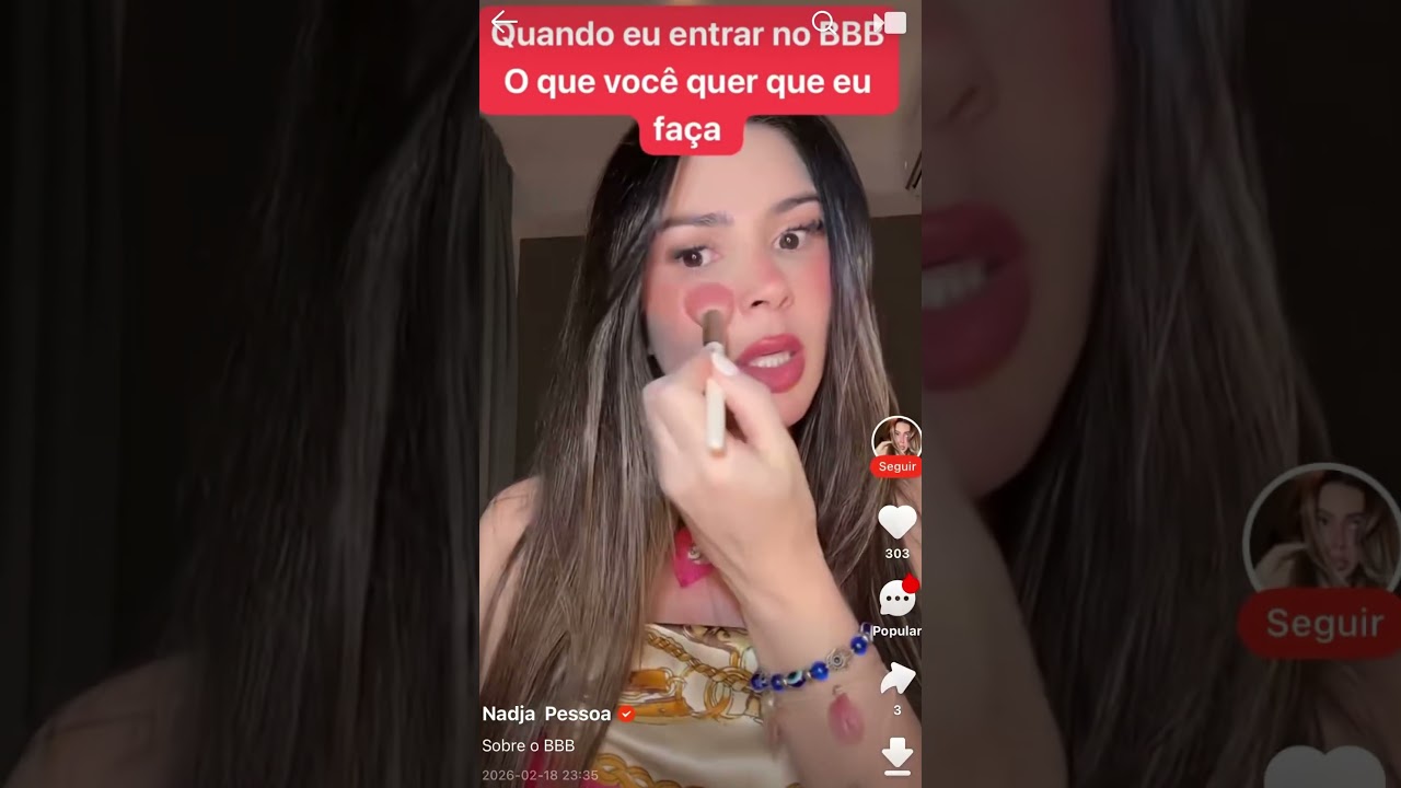 Nadja Pessoa enlouquece de vez e diz que vai pro BBB!
