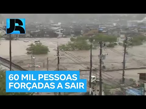 Sete pessoas morrem devido a chuvas no Japão; duas continuam desaparecidas