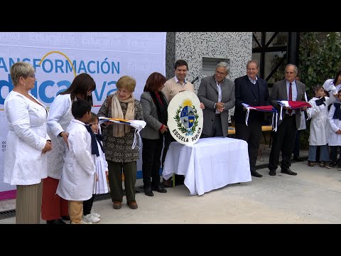 Inauguración de la escuela n.° 124, de tiempo completo, en Tacuarembó