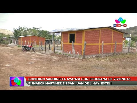 Gobierno Sandinista avanza con Programa de Viviendas Bismarck Martínez en San Juan de Limay, Estelí