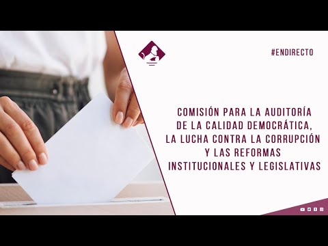 Comisión para la auditoría de la calidad democrática (11/11/2020)