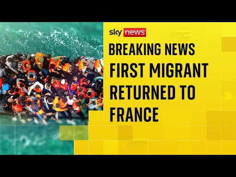 BREAKING: First Channel migrant deported to France under 'one in, one out' deal