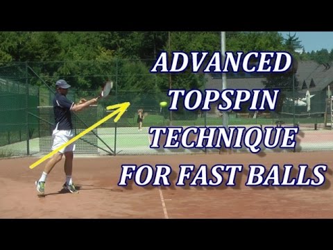 Advanced Topspin Technique For Fast Tennis Shots