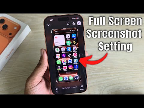 iPhone 17 Pro/Pro Max: How to disable full screen screenshot on iPhone iOS 26?
