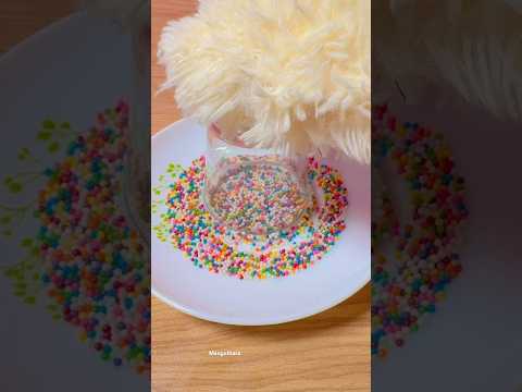 Rainbow Milkshake - Shake with Sprinkles  #shorts#tiktok  #cooking hacks  #dog #mangolhasa