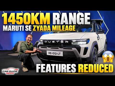 1400KM Range Renault Duster Hybrid 🔥 More Mileage than Hyryder &amp; Victoris Hybrid 🔥 MILEAGE KING