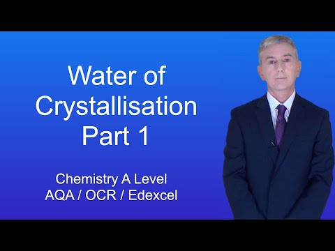 A Level Chemistry "Water of Crystallisation"