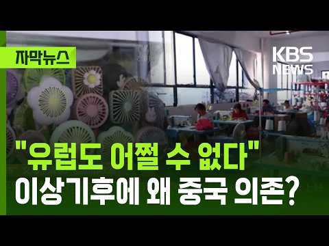 [자막뉴스] 유럽 폭염에 바빠진 중국 저장성의 이 시장 / KBS 2026.07.30.