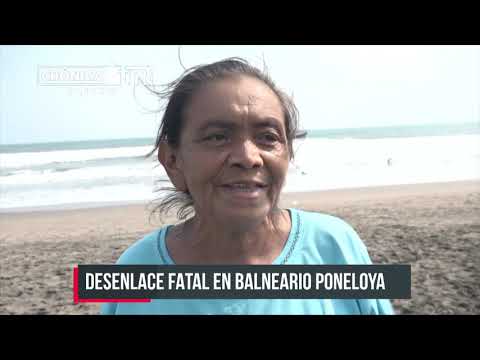 Tres miembros de una familia se ahogan en las aguas de Poneloya, León - Nicaragua