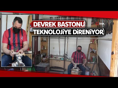 Ünü Dünyaya Nam Salan Devrek Bastonu, Ustaların Elinde Sanat Eserine Dönüşüyor