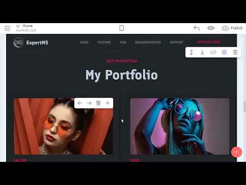 Mobirise Online Website Theme | ExpertM5