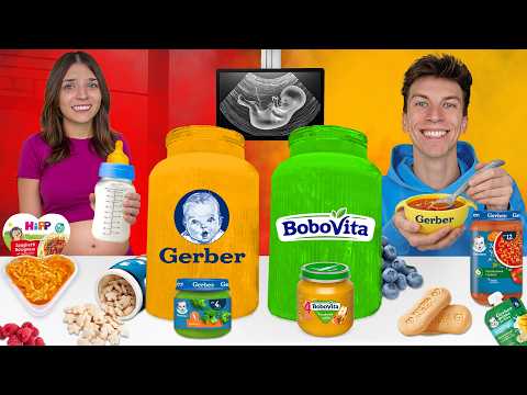 KTO SZYBCIEJ ZJE SŁOIK XXL NASZEGO DZIECKA WYGRYWA 👶🏻