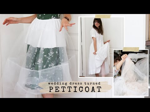Video: Making An Easy Petticoat Out Of Leftover Bridal Tulle 🧵 Beginner Friendly Project