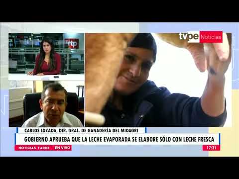 Noticias Tarde | Carlos Lozada, director general de Ganadería del Midagri