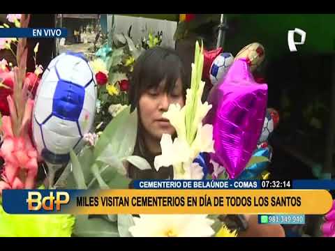 Día de Todos los Santos: cerca de 3000 visitantes recibirá el cementerio de Comas este feriado (1/2)