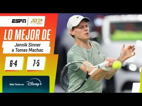 SINNER DERROTÓ A MACHAC Y AVANZÓ A LA FINAL DEL MASTERS 1000 DE SHANGAI | RESUMEN