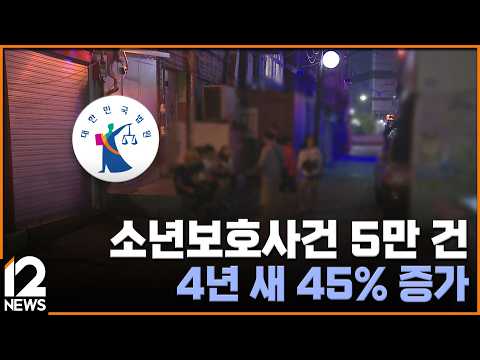 소년보호사건 5만 건…4년 새 45% 증가 / EBS뉴스 2026. 10. 02