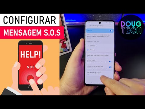 Como Configurar uma MENSAGEM S.O.S no Samsung