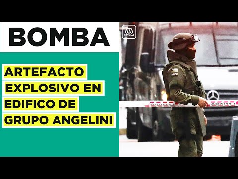 Bomba en edificio de Grupo Angelini: Artefacto explosivo fue alertado por conserje