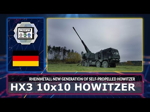 Rheinmetall HX3 10x10 155mm self-propelled howitzer technical review Germany defense industry