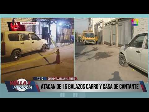 Willax Noticias Edición Mediodía - ABR 17 - ATACAN DE 15 BALAZOS CARRO Y CASA DE CANTANTE | Willax