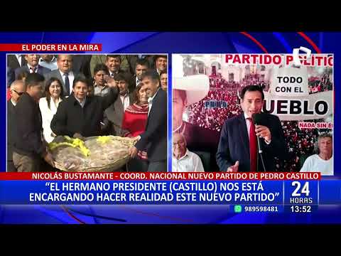 Pedro Castillo: Exmandatario  anuncia la creación de 'Todo Con El Pueblo', nuevo partido político
