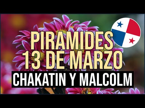 Pirámide Lotería de Panamá Miércoles 13 de Marzo 2024  Pirámide de Chakatin y Malcolm Ramos