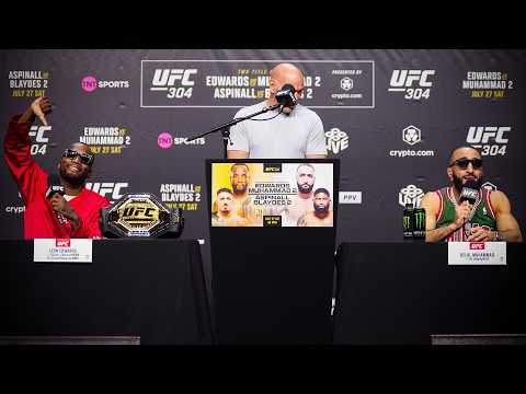 UFC 304: Pre-Fight Press Conference Highlights