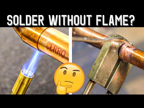 Solder copper pipe WITHOUT flame or blow torch