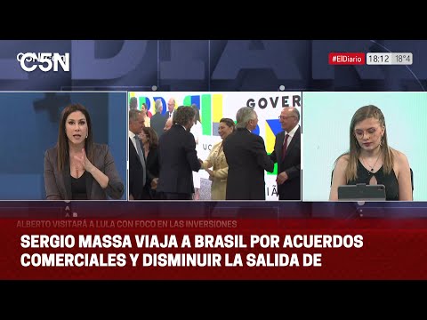 SERGIO MASSA VIAJA a BRASIL por ACUERDOS COMERCIALES y DISMINUIR la SALIDA de DÓLARES