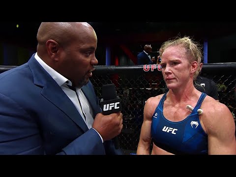 Holly Holm Octagon Interview | UFC Vegas 55