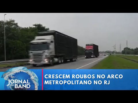 Crescem roubos no Arco Metropolitano no Rio de Janeiro | Jornal da Band