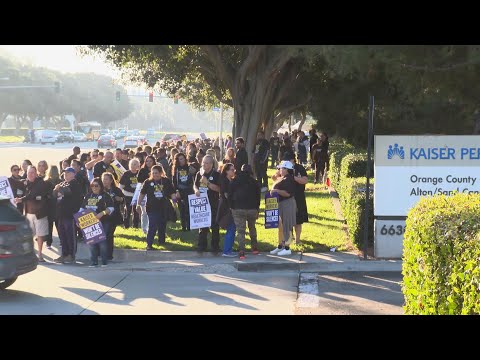 Thousands of US hospital workers go on strike
