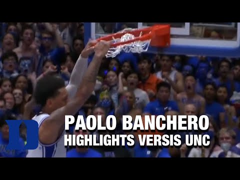 Acc Football Basketball 🏀 Duke's Paolo Banchero Excels In Season Finale