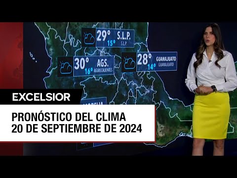 Clima para hoy 19 de septiembre de 2024