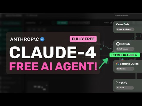 FREE Claude 4 AI Agents: This AI Agent can RUN ASYNC for 24/7 and KEEP GETTING STUFF DONE!
