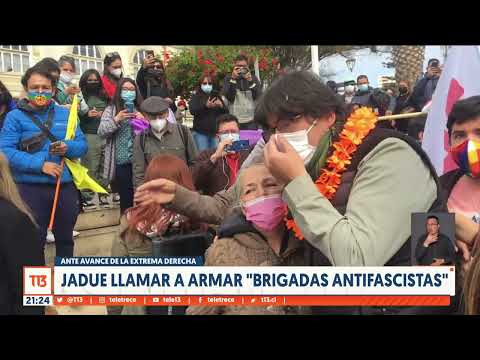 Polémica: Jadue pide armar brigadas antifascistas