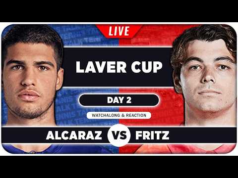 ALCARAZ vs FRITZ • Laver Cup 2026 • LIVE Tennis Watchalong