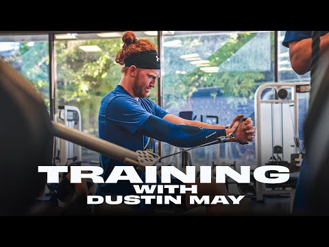 Training with Dustin May video clip