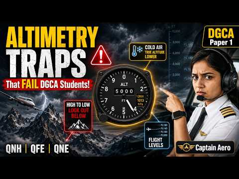 Altimetry Explained | QNH, QFE, QNE & Flight Levels