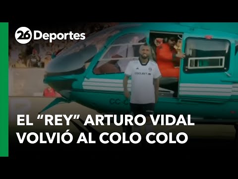 CHILE | Arturo Vidal y una curiosa presentación en su regreso a Colo Colo