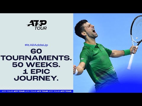 60 tournaments. 50 weeks. 1 epic journey. #ItAllAddsUp