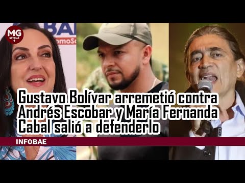 BOLIVAR ARREMETE CONTRA ANDRÉS ESCOBAR Y CABAL SALE A DEFENDERLO