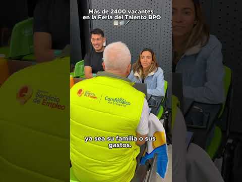 Con más de 2400 vacantes laborales para todas las edades realizamos la Feria del Talento BPO.?