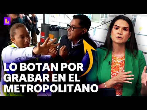 No quieren que se evidencie el malestar de la gente: Adolfo Bolívar es botado del Metropolitano