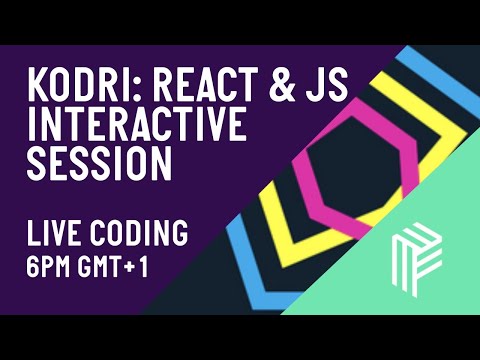 Kodri: React & JS Coding Challenge - June 2020 - Live Stream