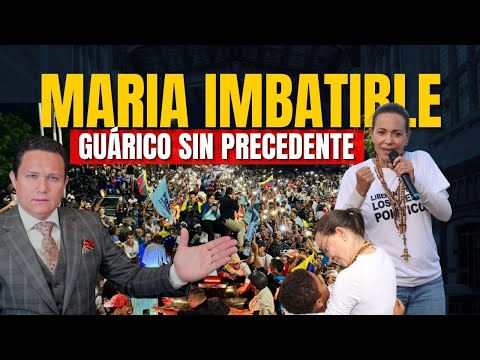 MARIA CORINA LA SACÓ DEL ESTADIO EN GUÁRICO... MADURO VIVIÓ LA SOLEDAD