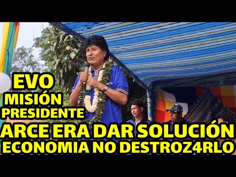 EVO MORALES DIO MENSAJE EN CONMEMORACIÓN DE LOS C4IDOS EN DEFENSA HOJA DE COCA..