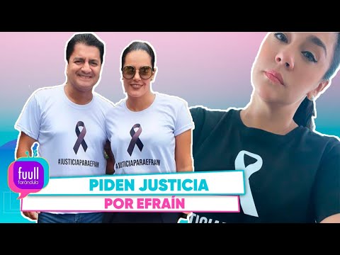 FLOR MARÍA PALOMEQUE, CECILIA CASCANTE y MARTÍN CALLE piden JUSTICIA por EFRAÍN