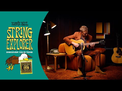 Ernie Ball String Explorer: Acoustic Everlast Coated 80/20 Bronze - Gibson J-50